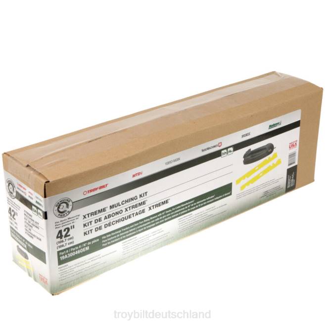 Anhang| ZRTR210 Xtreme-Mulchset für 42-Zoll-Mähdecks Troy-Bilt