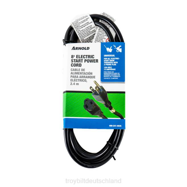 Anhang| ZRTR150 Elektrostart-Netzkabel Troy-Bilt