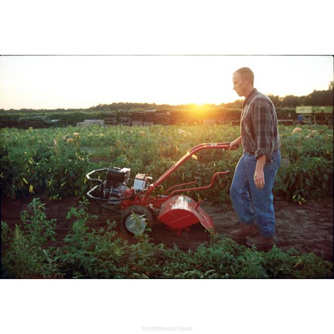 Garten| ZRTR26 Große rote 306-cm³-20-Zoll-Fräse mit hinteren Zinken Troy-Bilt