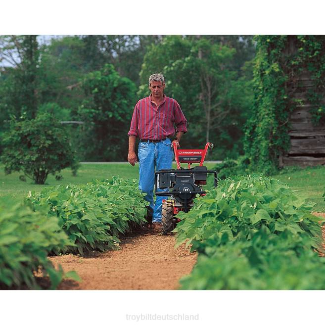 Garten| ZRTR26 Große rote 306-cm³-20-Zoll-Fräse mit hinteren Zinken Troy-Bilt