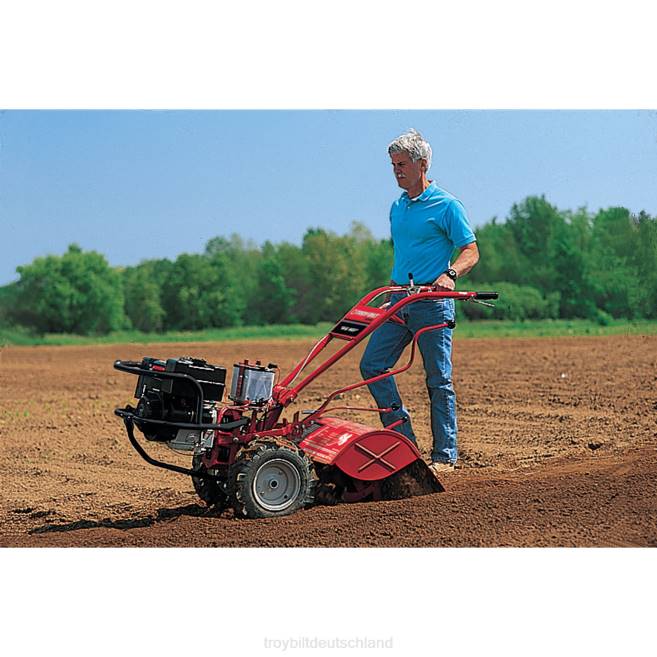 Garten| ZRTR26 Große rote 306-cm³-20-Zoll-Fräse mit hinteren Zinken Troy-Bilt